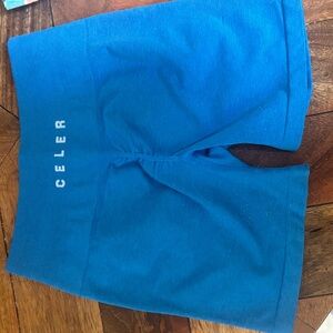 Women's Blue Athletic Shorts